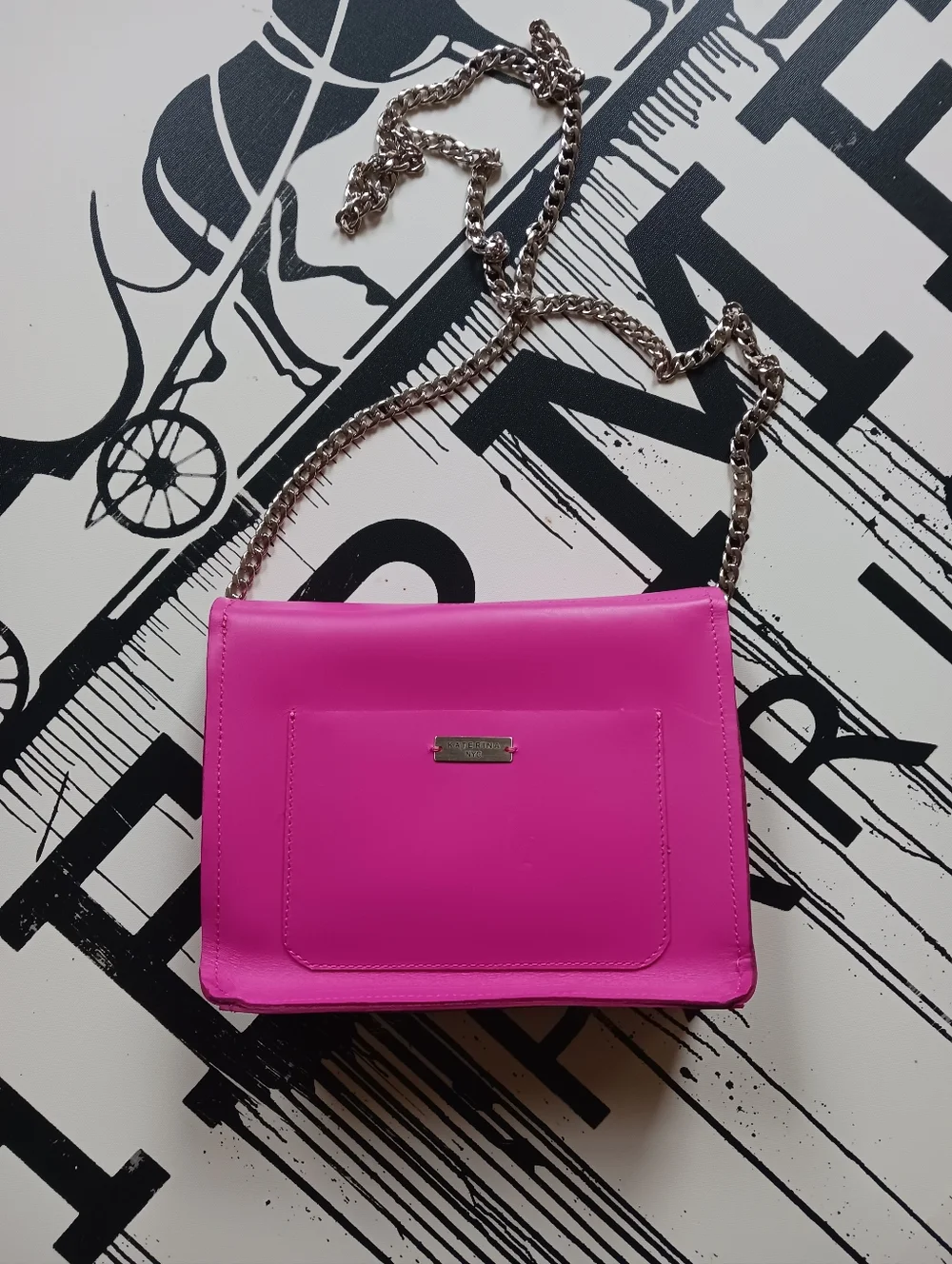 KATERINA NYC fuchsia Crossbody Bag
